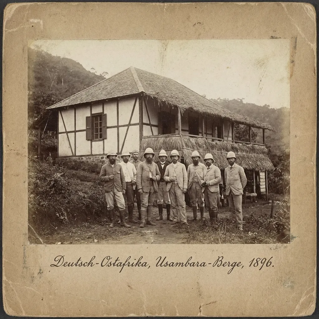 Historical photo of early settlement